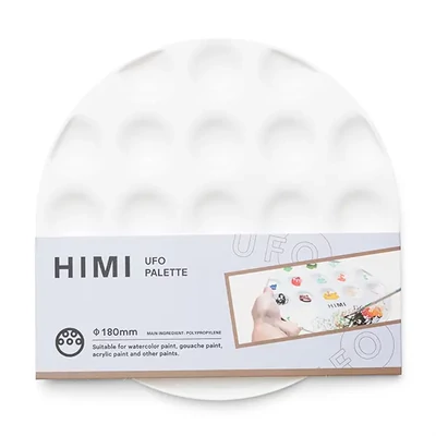 Paletă de pictură din plastic HIMI UFO – 18 cm, rotundă