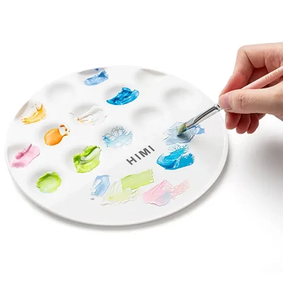 Paletă de pictură din plastic HIMI UFO – 18 cm, rotundă