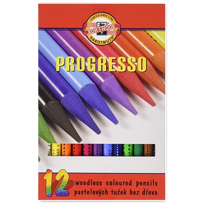 KOH-I-NOOR Set creioane colorate Progresso - 12 buc