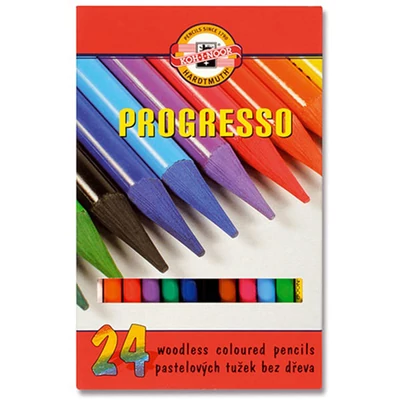 KOH-I-NOOR Set creioane colorate Progresso - 24 buc