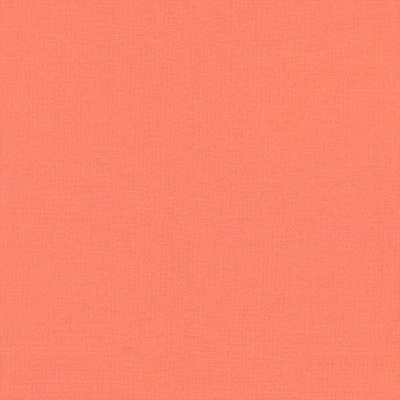 Material patchwork  - Robert Kaufman - Kona Cotton K001-1483 Salmon