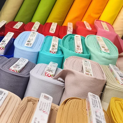 Material patchwork  - Robert Kaufman - Kona Cotton K001 - különféle színekben