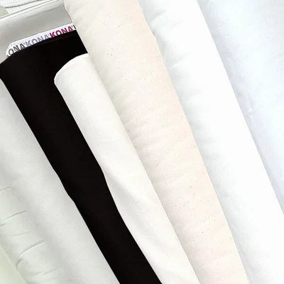 Material patchwork  - Robert Kaufman - Kona Cotton K004 - különféle színekben