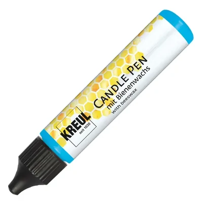 Creion pentru pictat cu lumânare Kreul, 29 ml - albastru deschis
