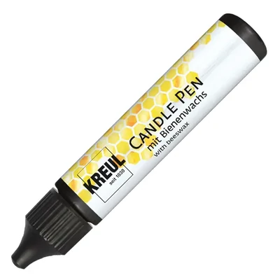 Creion pentru pictat cu lumânare Kreul, 29 ml - negru