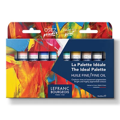 Set culori în ulei L&amp;B Fine - The Ideal Palette: 10x20 ml