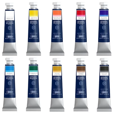 Set culori în ulei L&amp;B Fine - The Ideal Palette: 10x20 ml