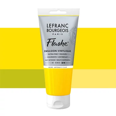 L&B Flashe vopsea vinil (vopsea acrilică), 80 ml - 183, japanese yellow light