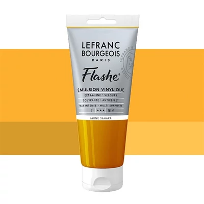 L&B Flashe vopsea vinil (vopsea acrilică), 80 ml - 194, sahara yellow