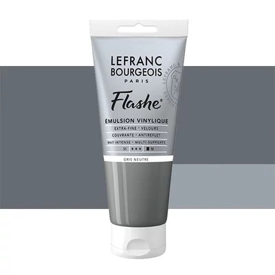 L&B Flashe vopsea vinil (vopsea acrilică), 80 ml - 258, neutral grey