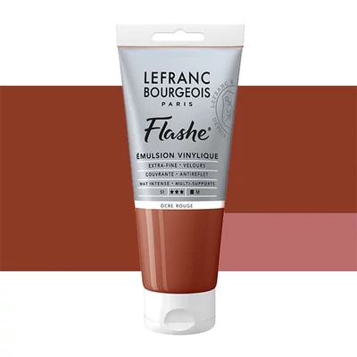 L&B Flashe vopsea vinil (vopsea acrilică), 80 ml - 306, red ochre