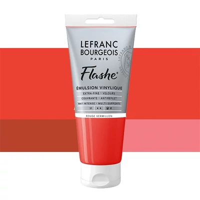 L&B Flashe vopsea vinil (vopsea acrilică), 80 ml - 393, vermilion red