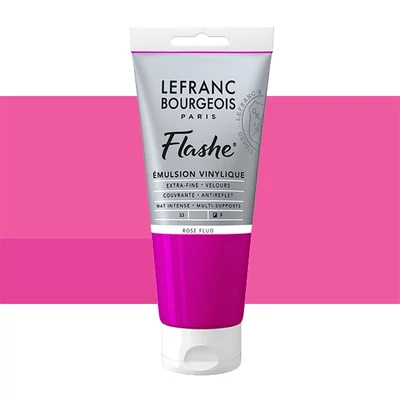 L&B Flashe vopsea vinil (vopsea acrilică), 80 ml - 408, fluorescent pink