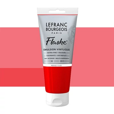 L&B Flashe vopsea vinil (vopsea acrilică), 80 ml - 409, fluorescent red