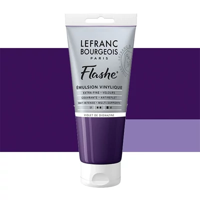 L&B Flashe vopsea vinil (vopsea acrilică), 80 ml - 473, dioxazine violet