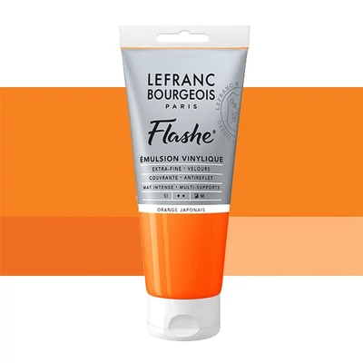 L&B Flashe vopsea vinil (vopsea acrilică), 80 ml - 476, japanese orange