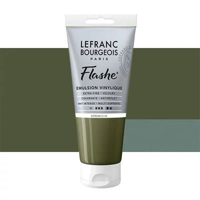 L&B Flashe vopsea vinil (vopsea acrilică), 80 ml - 500, verdaccio