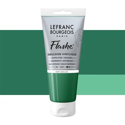 L&B Flashe vopsea vinil (vopsea acrilică), 80 ml - 504, chrome green
