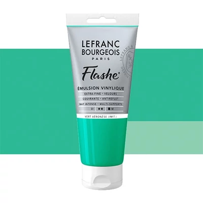 L&B Flashe vopsea vinil (vopsea acrilică), 80 ml - 551, veronese green hue