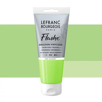 L&B Flashe vopsea vinil (vopsea acrilică), 80 ml - 554, bright green