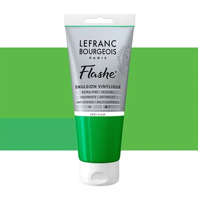 L&amp;B Flashe vopsea vinil (vopsea acrilică), 80 ml - 565, fluorescent green