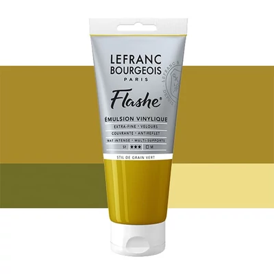 L&B Flashe vopsea vinil (vopsea acrilică), 80 ml - 730, stil de grain green