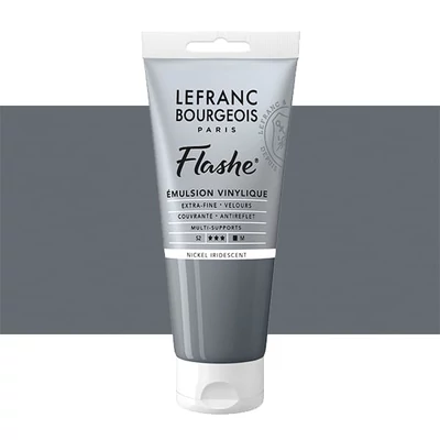 L&B Flashe vopsea vinil (vopsea acrilică), 80 ml - 833, iridescent nickel