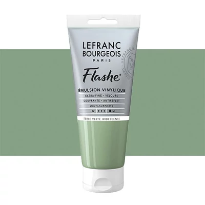 L&B Flashe vopsea vinil (vopsea acrilică), 80 ml - 841, iridescent green earth