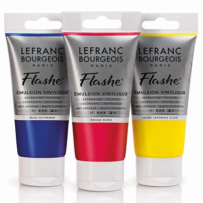 L&amp;B Flashe vopsea vinil (vopsea acrilică), 80 ml - în culori diferite