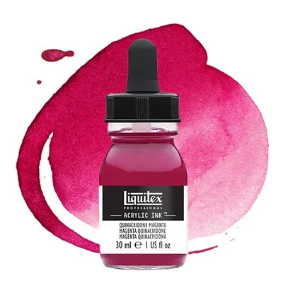 Liquitex cerneală acrilică, 30 ml - 114, quinacridone magenta