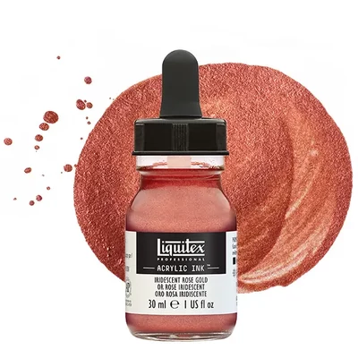 Liquitex cerneală acrilică, 30 ml - 227, iridescent rose gold