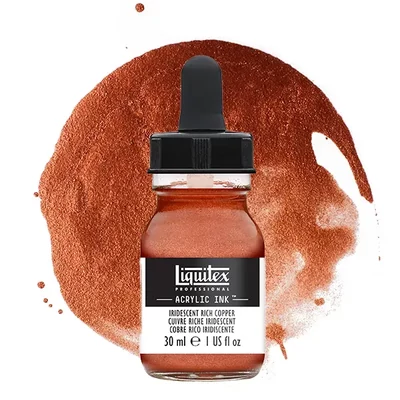 Liquitex cerneală acrilică, 30 ml - 230, iridescent rich copper
