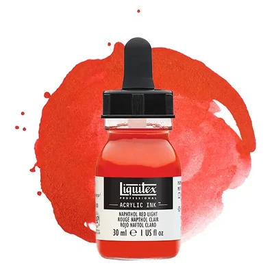 Liquitex cerneală acrilică, 30 ml - 294, naphthol red light