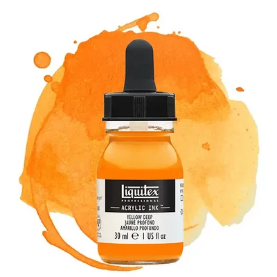 Liquitex cerneală acrilică, 30 ml - 295, yellow deep