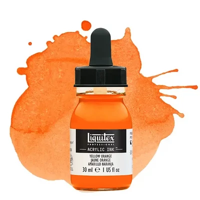 Liquitex cerneală acrilică, 30 ml - 298, yellow orange