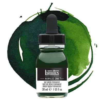 Liquitex cerneală acrilică, 30 ml - 315, sap green permanent