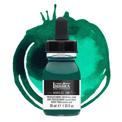 Liquitex cerneală acrilică, 30 ml - 317, phthalo green blue shade