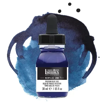 Liquitex cerneală acrilică, 30 ml - 320, Prussian blue hue