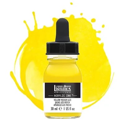 Liquitex cerneală acrilică, 30 ml - 412, yellow medium azo