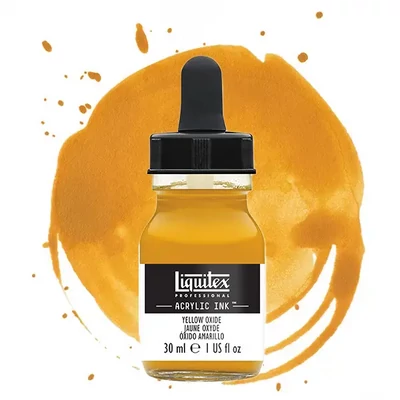 Liquitex cerneală acrilică, 30 ml - 416, yellow oxide