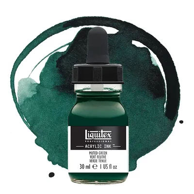 Liquitex cerneală acrilică, 30 ml - 501, muted green