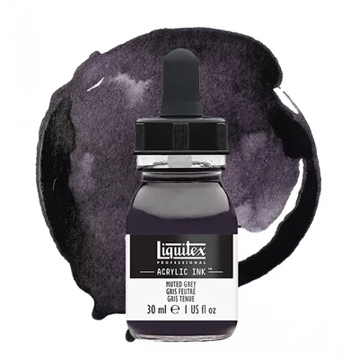 Liquitex cerneală acrilică, 30 ml - 505, muted grey
