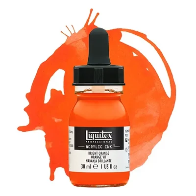 Liquitex cerneală acrilică, 30 ml - 720, bright orange