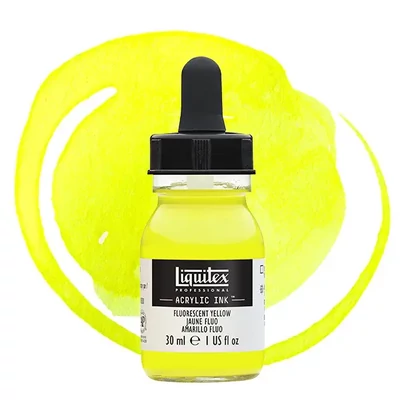 Liquitex cerneală acrilică, 30 ml - 981, fluorescent yellow