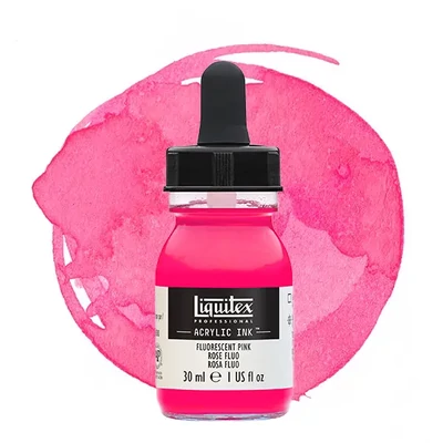 Liquitex cerneală acrilică, 30 ml - 987, fluorescent pink