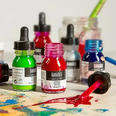 Liquitex cerneală acrilică, 30 ml - diverse culori