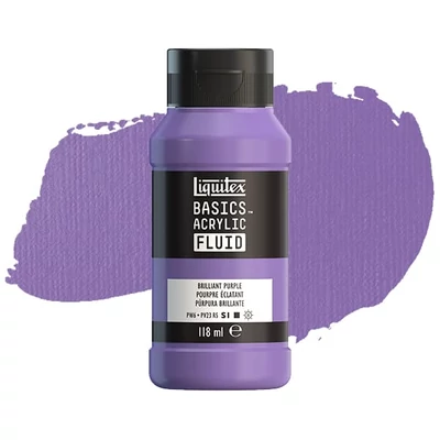 Liquitex Basics Fluid vopsea acrilică, 118 ml - 590, brilliant purple