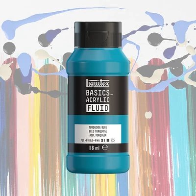 Liquitex Basics Fluid vopsea acrilică, 118 ml - în culori diferite