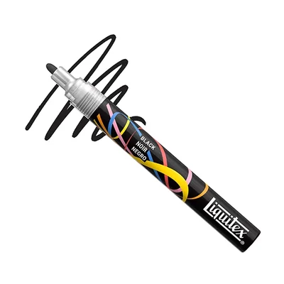 Liquitex Marker – marker decorativ acrilic, 2 mm, vârf rotund - black
