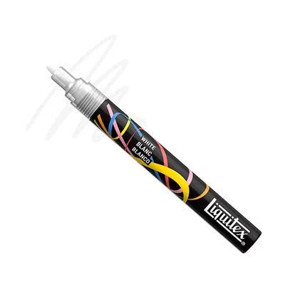 Liquitex Marker – marker decorativ acrilic, 2 mm, vârf rotund - white
